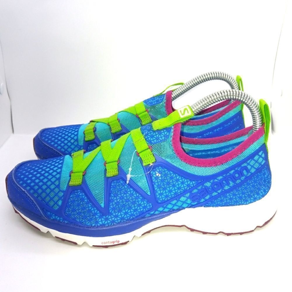Saloman Crossamphibian Outdoor Land And Water Shoes Women's Size 6.5 Blue